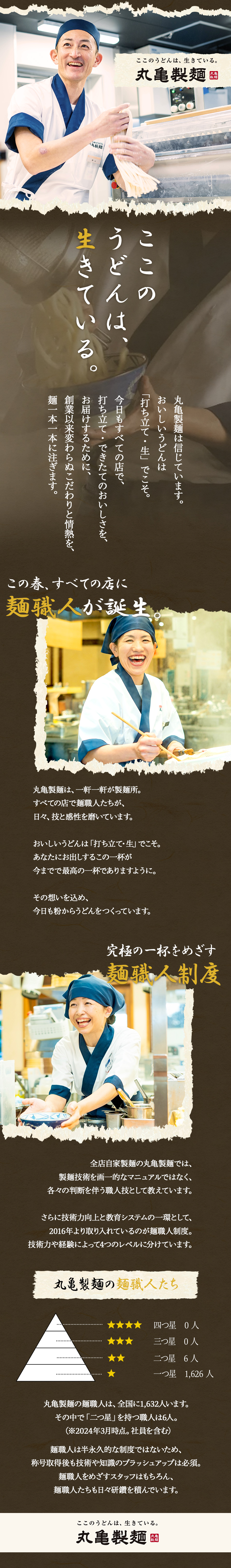 株式会社丸亀製麺からのメッセージ