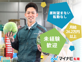 株式会社フレッシュ青果 | ◆未経験でも月給26.2万円以上◆昇給賞与:年2回◆年間休日110日