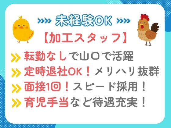 ＼日勤のみ・残業ほぼなし・基本週2日休み／【 加工スタッフ 】1