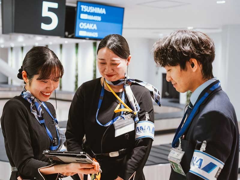 「福岡空港で働きたい！」の夢が叶う★ANAやPeachなど大手航空会社と連携しているから安定&amp;安心です！