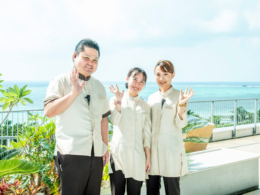「沖縄から、人を、場を、世界を、笑顔に。」沖縄を代表する人気ホテルで、新たな一歩を踏み出しませんか？
