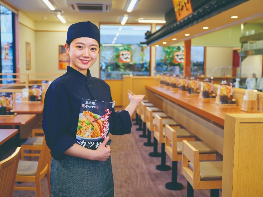 とんかつ・カツ丼『かつや』の【店長候補】★月給26.6万円～2