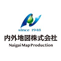 内外地図株式会社 | ◆フレックス制◆年休123日＆完休2日（土日祝）★自社開発100％の企業ロゴ