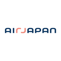 株式会社エアージャパン | 【ANAグループ会社】新ブランド『AirJapan』を2024年就航の企業ロゴ