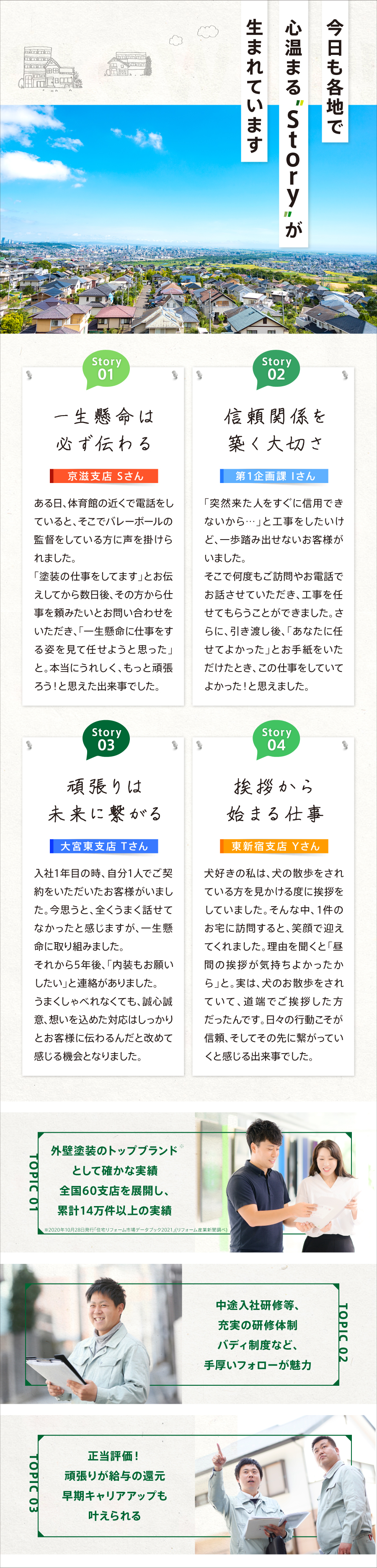 株式会社オンテックスの求人メッセージ お客様との出会いが成長に繋がる 営業 40歳まで 学歴不問 転職 求人情報サイトのマイナビ転職