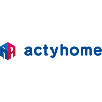 株式会社アクティホーム | 給湯器・エアコン等の取付サービスで、快適な生活をとどける会社の企業ロゴ