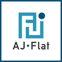 AJ・Flat株式会社 | NEW評価制度【社内通貨】導入／在宅・テレワーク導入率73％の企業ロゴ
