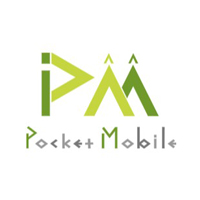 株式会社ポケットモバイルの企業ロゴ