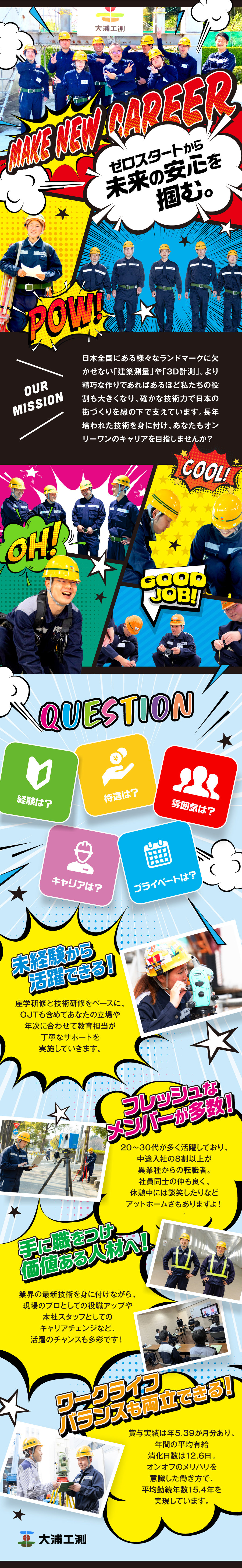 大浦工測株式会社からのメッセージ