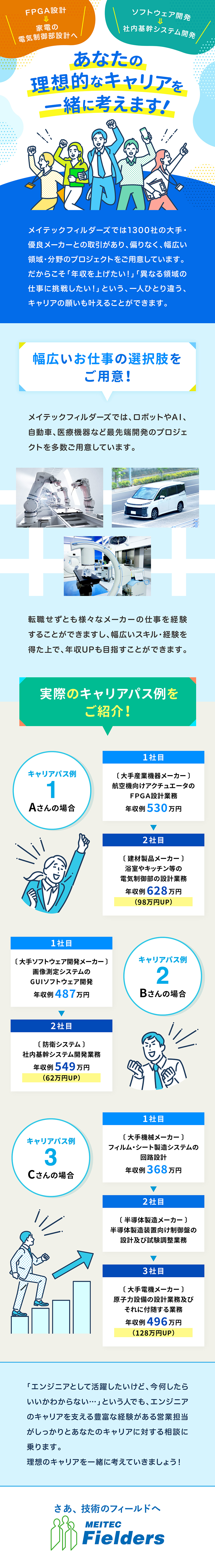 株式会社メイテックフィルダーズ からのメッセージ