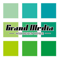 株式会社グランドメディア | 大手物件PRサイトやコーポレートサイト等を手掛けるWeb制作会社の企業ロゴ