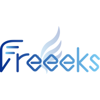 株式会社Freeeks | ＃前職給与考慮 ＃残業月12h程 ＃リモート案件多数 ＃年休125日の企業ロゴ