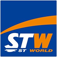 株式会社エス・ティー・ワールド | 世界29カ国に拠点展開／エス・ティー・ワールド（STW）グループの企業ロゴ
