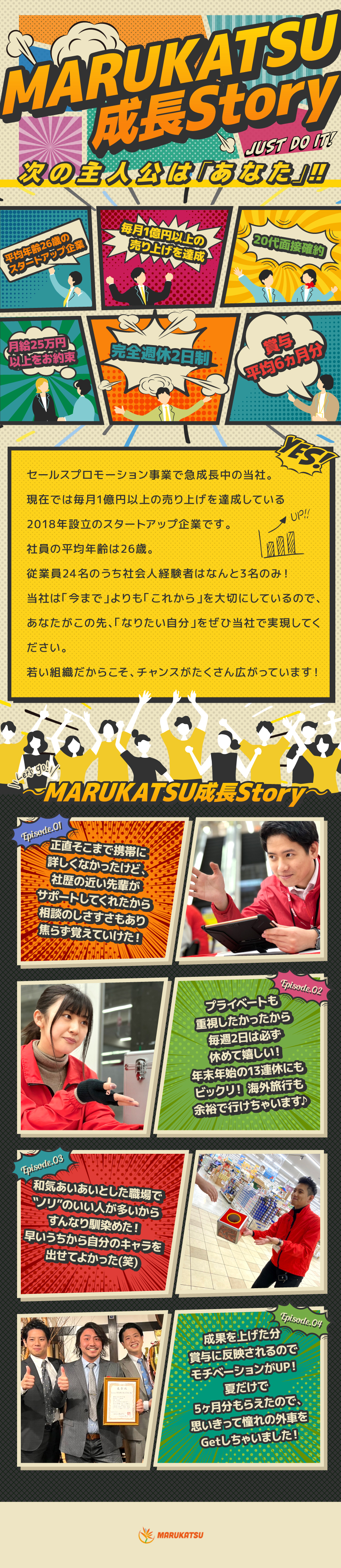 株式会社MARUKATSUからのメッセージ