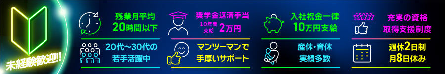 【生活支援員】★『未経験』という強みを発揮!★年休116日1