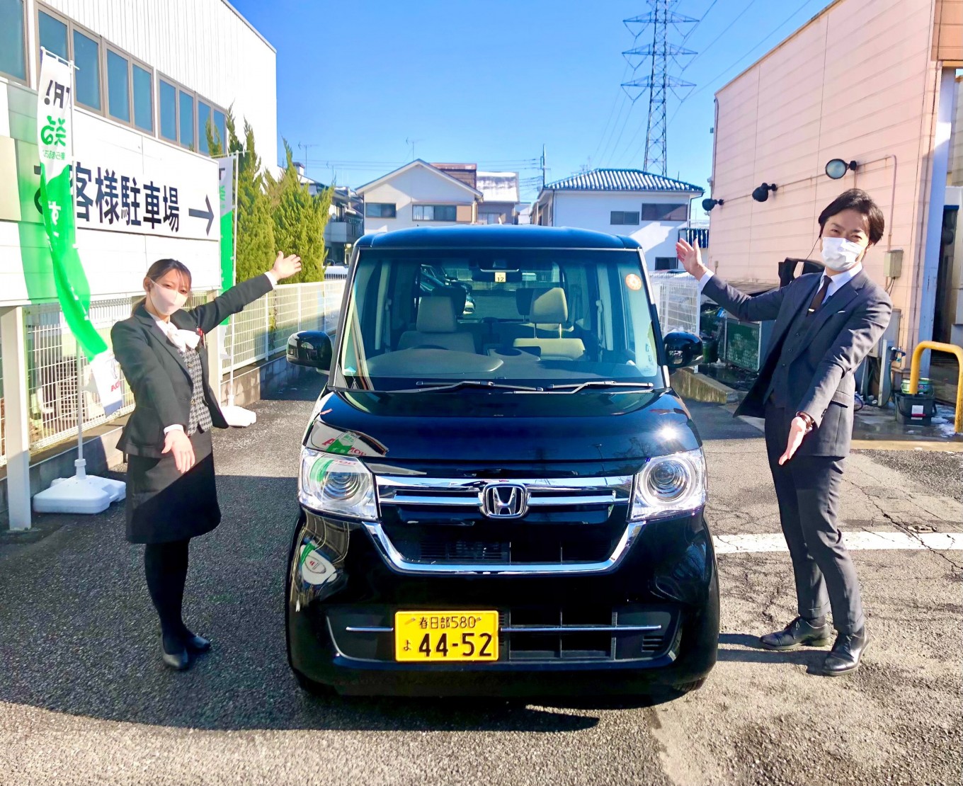 営業さんと新型NBOXの試乗