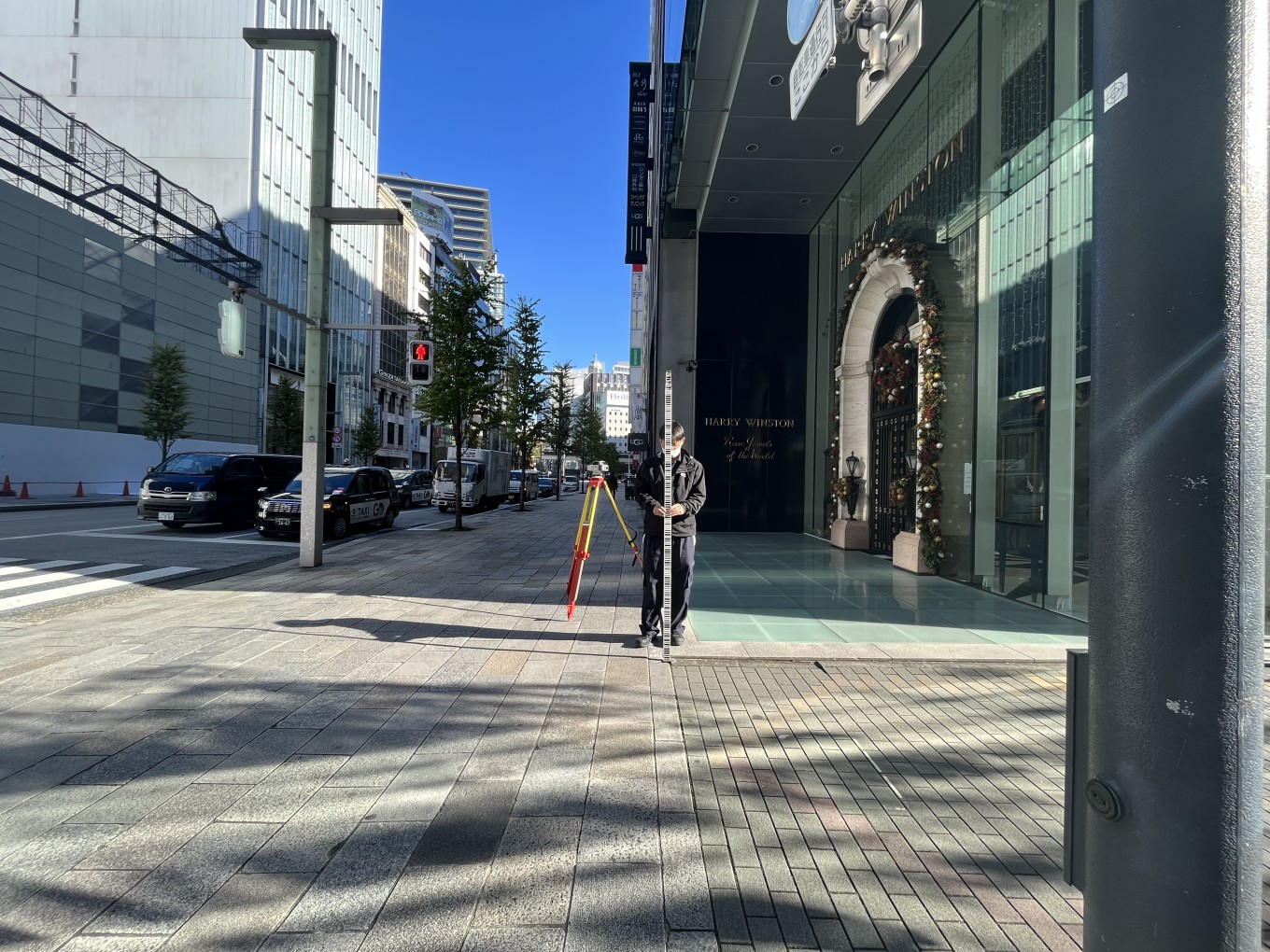 銀座で水準・赤坂で真北