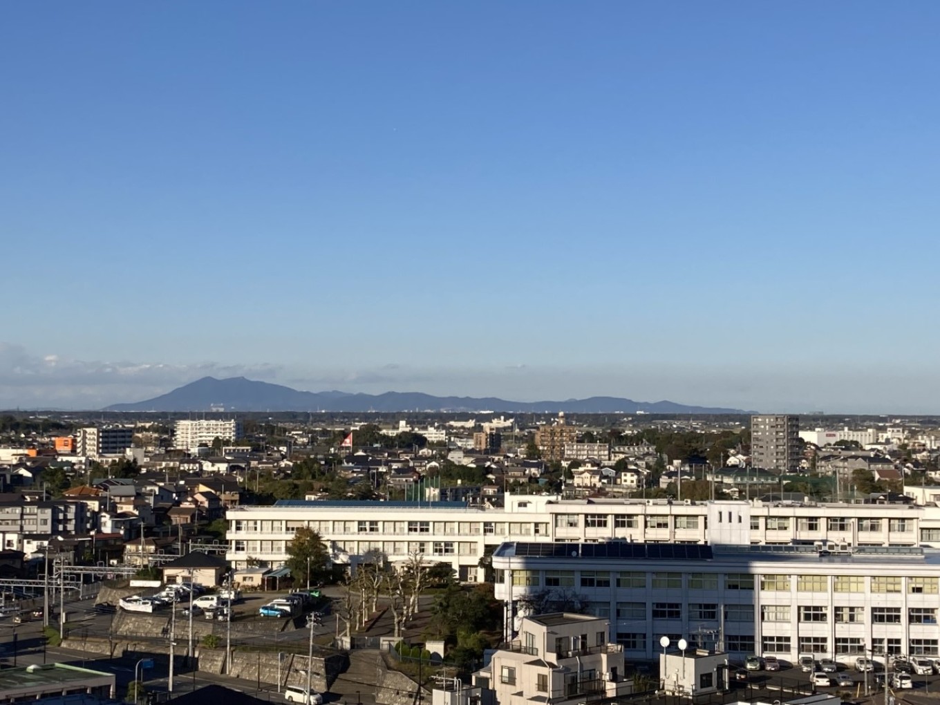 今日の筑波山