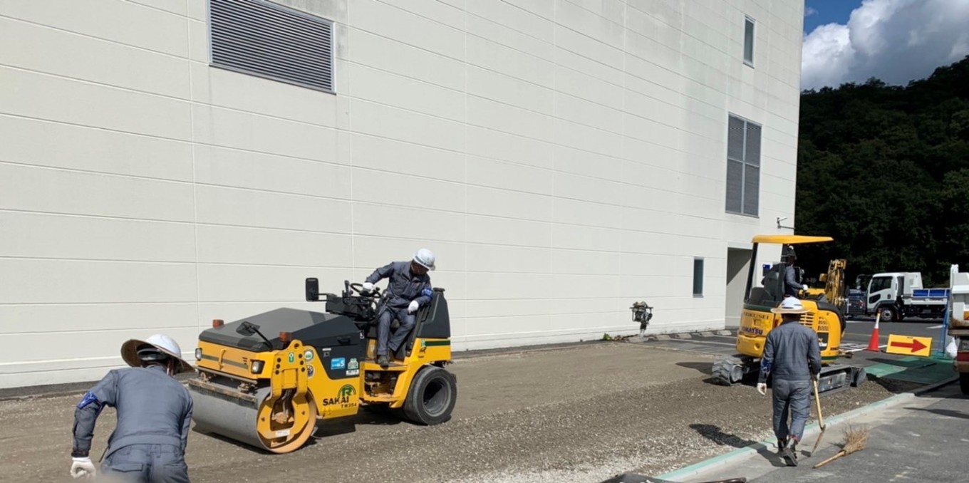 社長自ら重機運転⁉