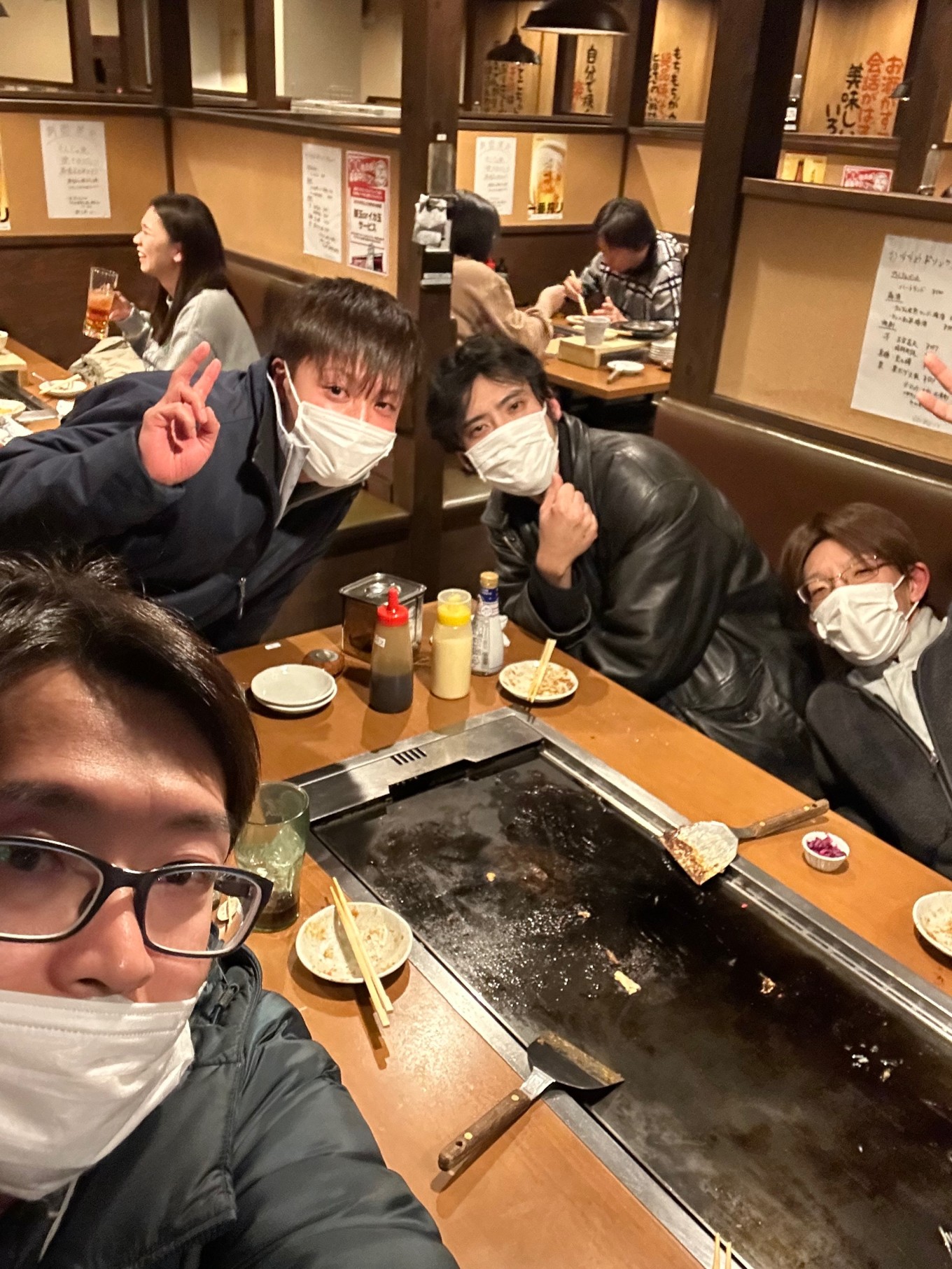 他事業所からの応援社員とお食事会!その2