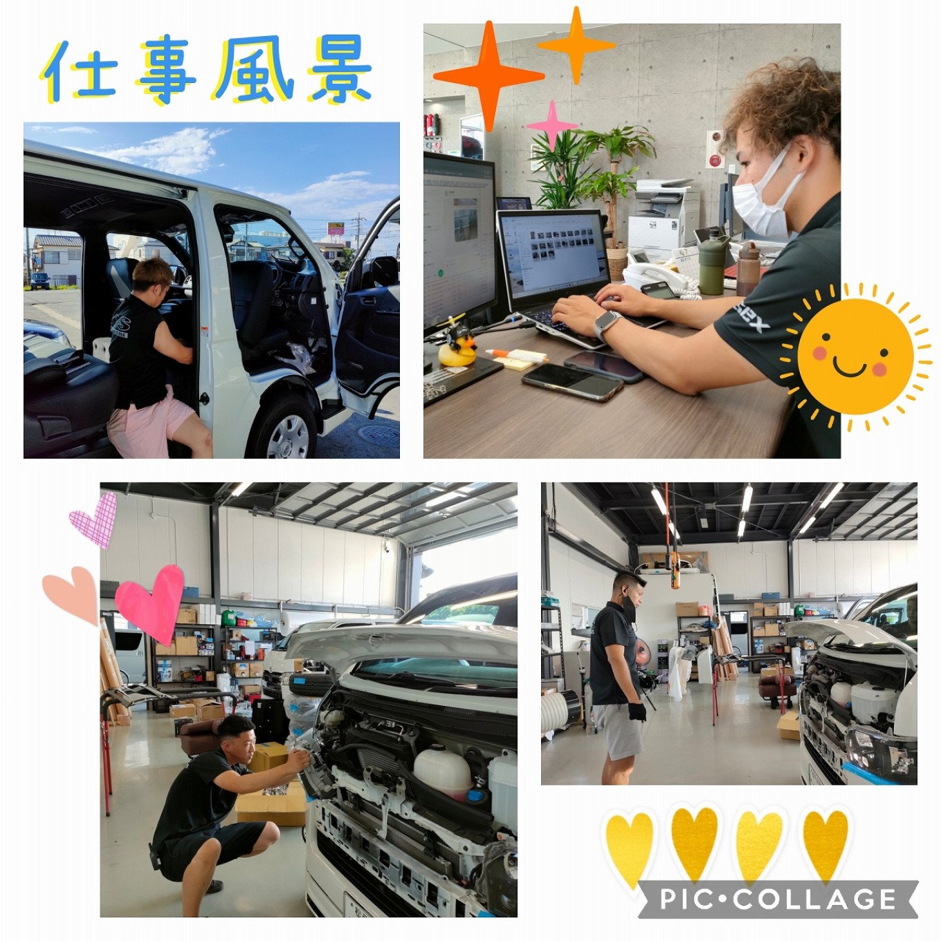 千葉店仕事風景( *´艸`)