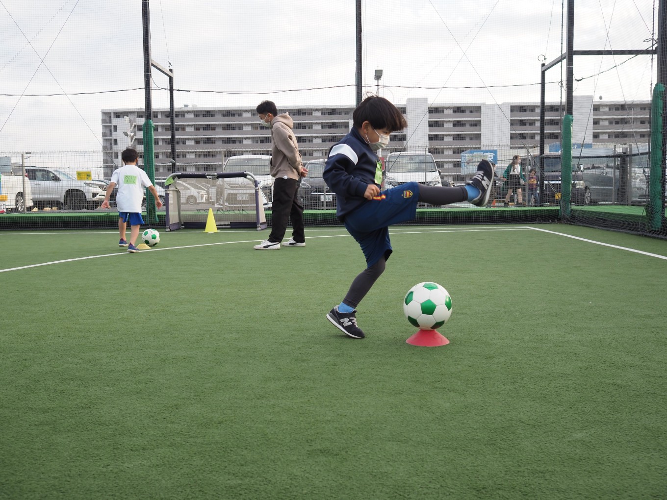 サッカー教室参加しました‼