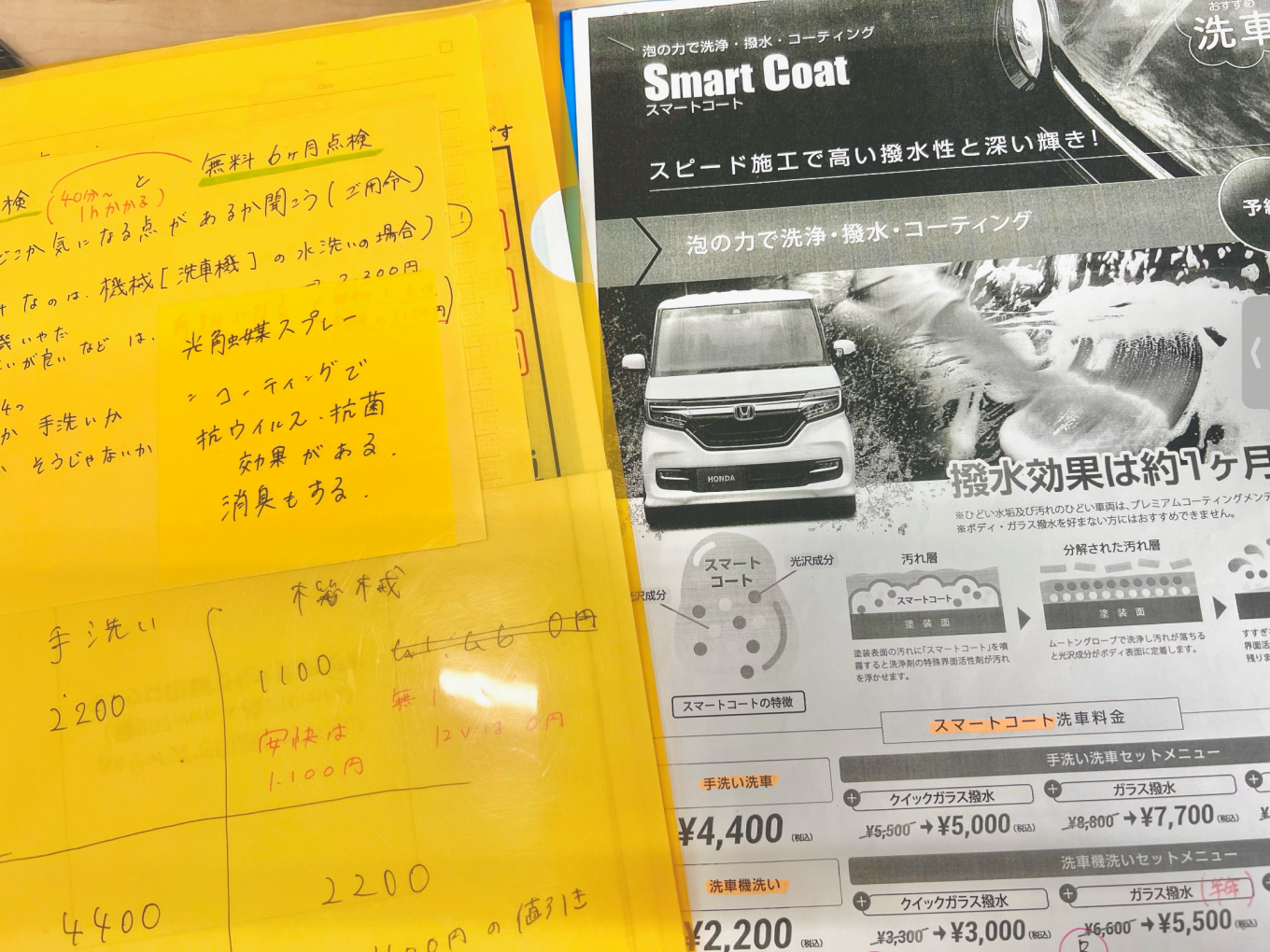 点検の受付