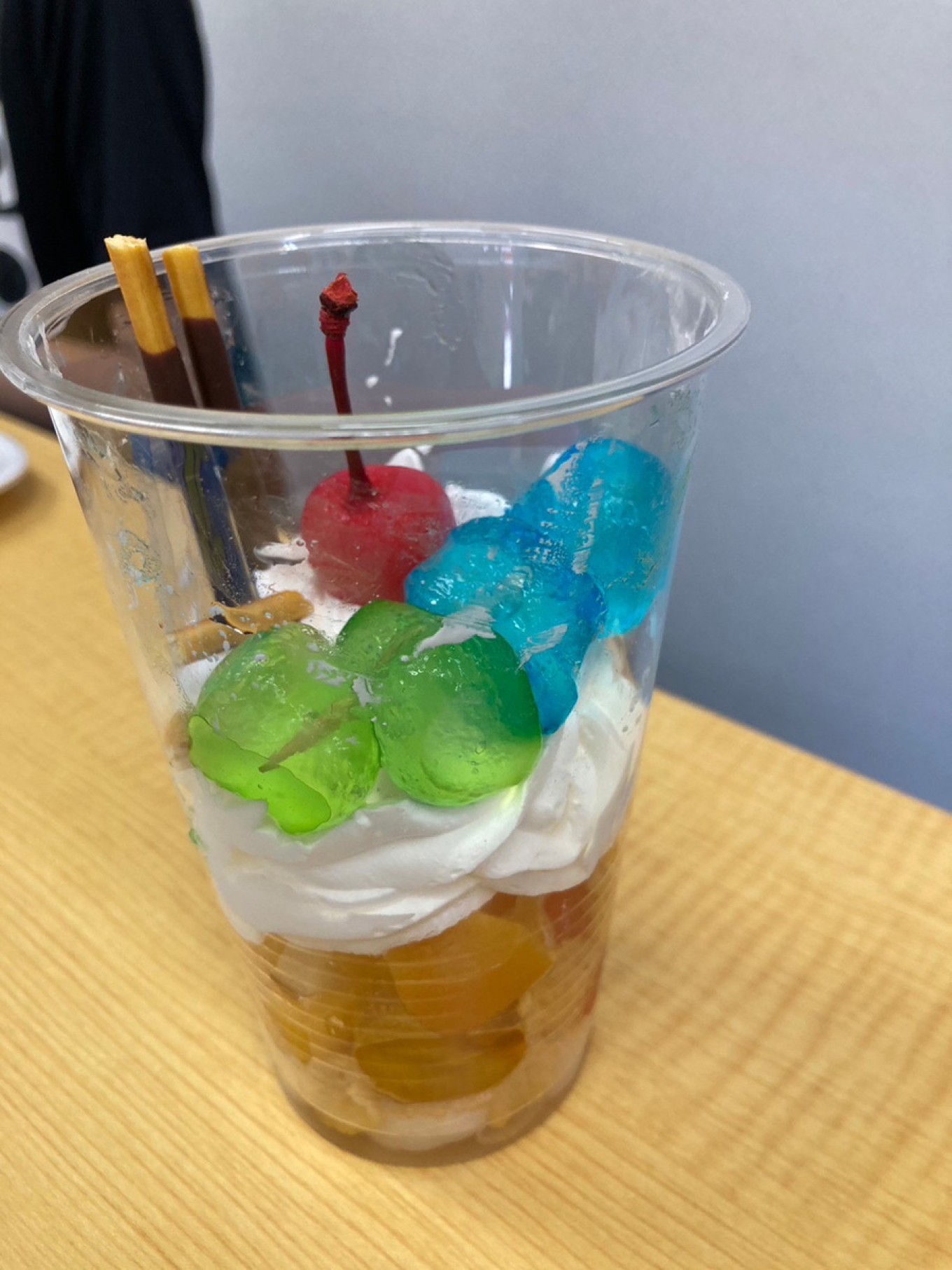 わらび餅パフェづくり【福山三吉校】