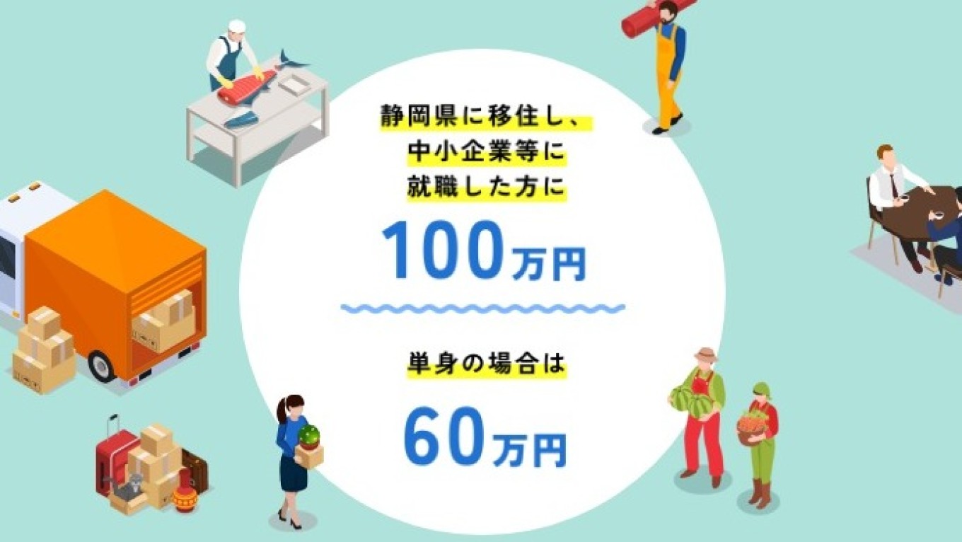 静岡県移住・就業支援金を活用しましょう!
