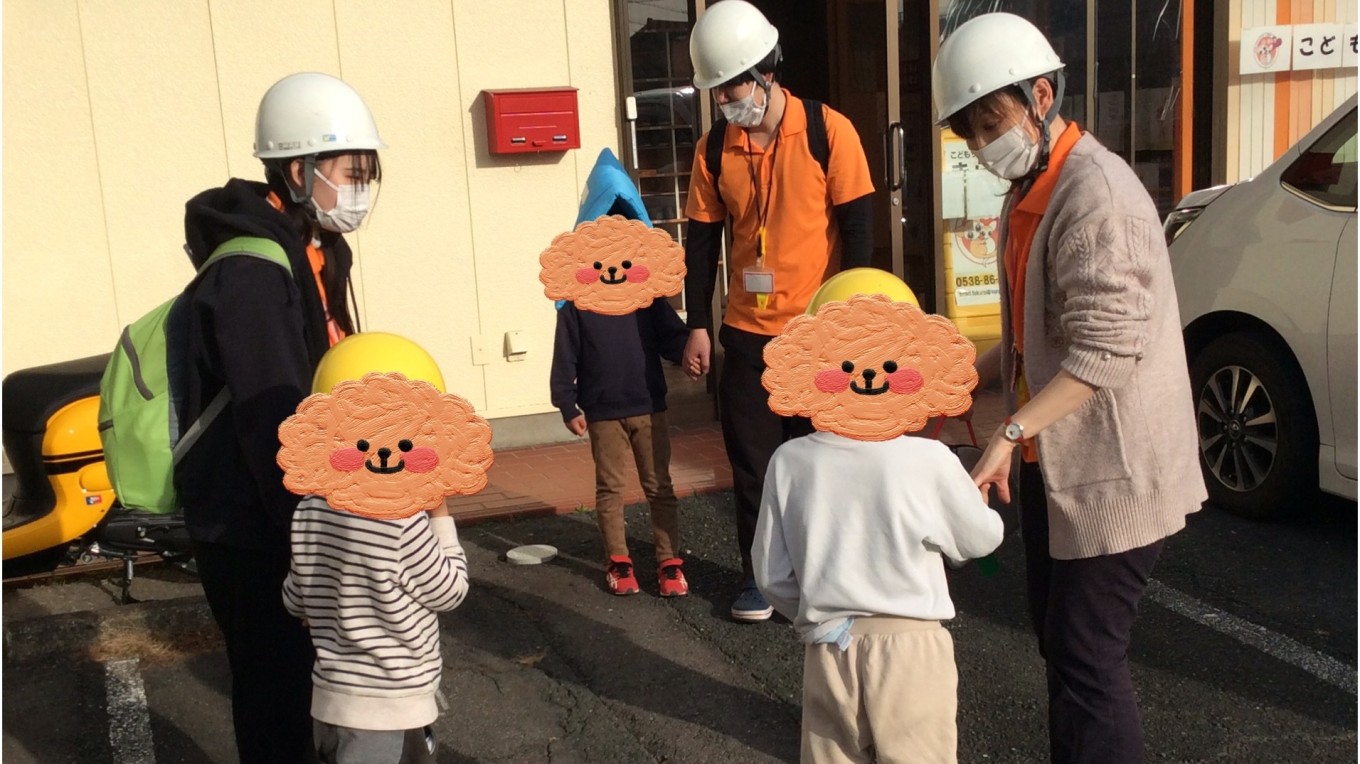 1月の防災訓練「地震」【袋井校】